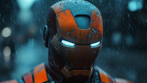 Iron Man Wallpaper: Raining Superhero 4k Wallpaper for Desktop and Mobile