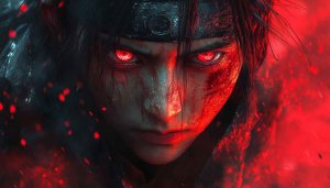 Itachi Uchiha Wallpaper, Naruto Anime Wallpaper, Red Eyes 4K Wallpaper