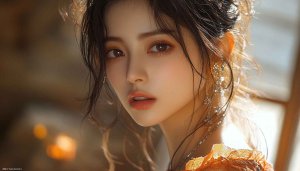 Asian Actress Wallpaper: Beautiful Portrait for Desktop & Mobile