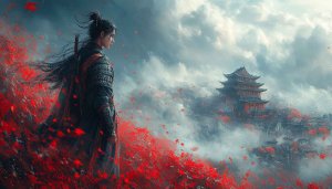 Samurai Warrior Art Wallpaper: HD, 4k, Desktop, Laptop, Mobile