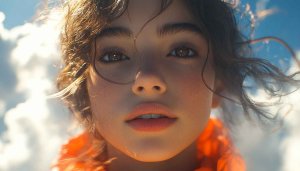 Aesthetic Girl Wallpaper: Portrait, Eyes, Face, 4k Wallpaper