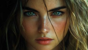 Green Eyes Girl Wallpaper - Portrait Wallpaper for Desktop, Laptop