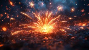 Fireworks Wallpaper, New Year Wallpaper, Celebration Wallpaper, 4K, Desktop