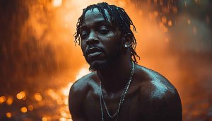Wet Man Portrait Wallpaper, Male Model Aesthetic Background Images