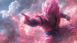 Dragon Ball Super Wallpaper: Goku Rose Anime Art 4k HD
