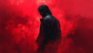 John Wick wallpaper 4k, Action Movie Background, Keanu Reeves Art