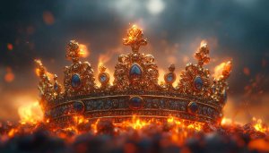Golden Crown Wallpaper: Royal, King, Queen, 4K, Desktop, Laptop