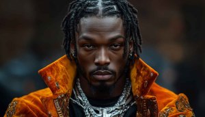 Afro-American Man Portrait Wallpaper, Stylish Outfit, Handsome Model