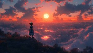 Kingdom Hearts Wallpaper, Anime Sunset Wallpaper, Sora 4k Wallpaper HD