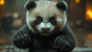 Cute Panda Wallpaper, Animal Wallpaper, 4K Wallpaper, Desktop Wallpaper