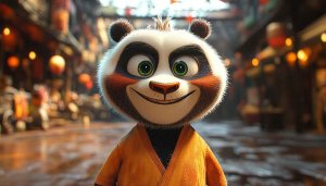 Kung Fu Panda Wallpaper: Po Character in High Quality 4K