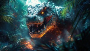 T-Rex Wallpaper: Jurassic World Dinosaur Theme, 4K UHD
