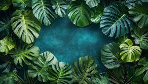 Monstera Plant Wallpaper: Tropical Leaves Aesthetic for Phone and Desktop
