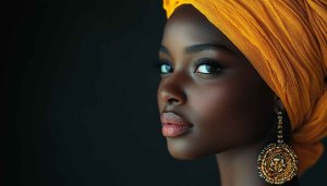 African American Woman Wallpaper, Portrait Wallpaper, Beautiful Woman Wallpaper