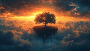 Tree wallpaper, Cloud wallpaper, Sunset wallpaper, Sky wallpaper, 4K wallpaper