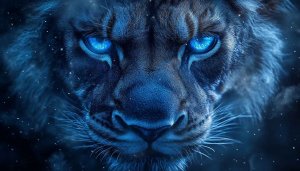 Blue Tiger Wallpaper, Animal Wallpaper, 4k Wallpaper, Desktop Wallpaper