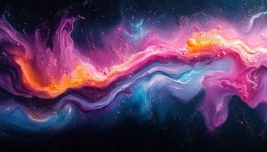 Abstract Galaxy Wallpaper: Universe, Nebula, Colorful 4k Wallpaper