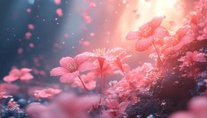 Pink Flower Wallpaper: Aesthetic Floral Background for Desktop and Mobile