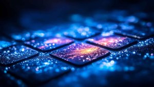 Technology Wallpaper: Cyberpunk Keyboard 4k, Desktop Backgrounds, Tech Pattern