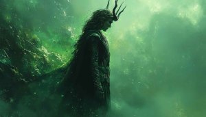 The Green Knight Wallpaper: Fantasy Art, 4k Wallpaper, Epic Scene