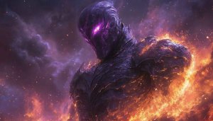 Alien Demon Warrior Wallpaper, Fantasy Art, 4k Wallpaper for Desktop