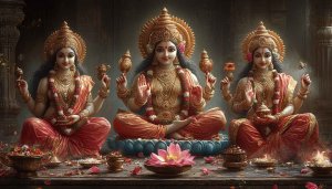 Lakshmi Wallpaper: Goddess Hindu, Diwali, 4k Wallpaper For Desktop