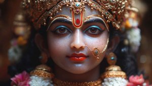 Radha Krishna Wallpaper: Hindu God, Divine Beauty, 4K, Desktop