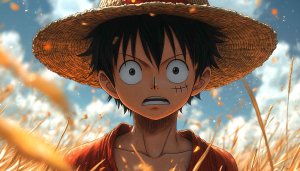 One Piece Luffy Anime Wallpaper 4K, Desktop Background, Portrait