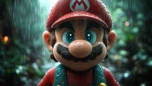 Super Mario Wallpaper: Rainy Day, 4K Gaming, Nintendo