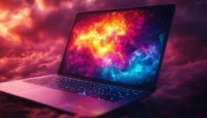 Colorful Galaxy Laptop Wallpaper - 4K Desktop Backgrounds
