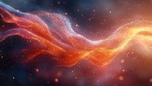 Abstract Sparkly Wave Wallpaper: Aesthetic Background for Desktop & Mobile