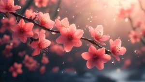 Pink Flower Wallpaper: Blossom, Spring, Floral, Desktop Backgrounds