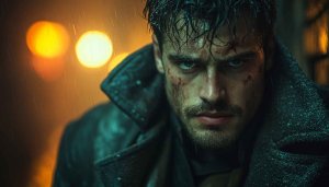 Moody Man Wallpaper, Dark Aesthetic, Cinematic Character Portrait 4k