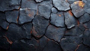 Dark Lava Stone Texture Wallpaper for Phone and Desktop in 4k