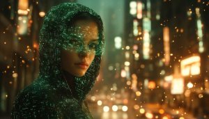 Cyberpunk Girl Wallpaper: Future City, Sci-Fi, Technology, 4K, Desktop