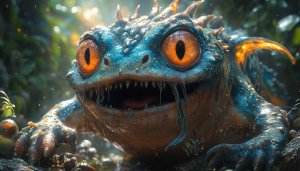 Fantasy Creature Wallpaper, Monster Wallpaper, Unique Art Wallpaper, 4K
