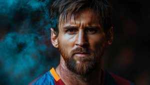 Lionel Messi Wallpaper: HD Athlete Portrait for Desktop & Mobile