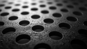 Black and White Hole Texture Wallpaper For Desktop and Laptop