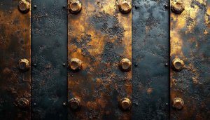 Abstract Rusty Metal Texture Wallpaper for Desktop and Mobile