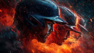 Baseball Wallpaper 4K: Intense Player Portrait for Sports Fans