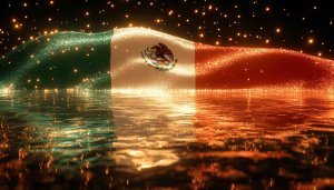 Mexico Flag Wallpaper: 4k Desktop, National Day, Sparkling Water Reflection
