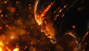 Sci-Fi Woman Wallpaper, Futuristic Armor, 4k Wallpaper for Desktop