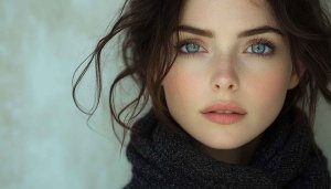 Blue Eyes Woman Wallpaper, Girl Portrait Wallpaper, Desktop Backgrounds