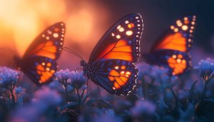 Monarch Butterfly Wallpaper, Nature Aesthetic Wallpaper, Insect Wallpaper For Desktop
