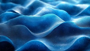 Abstract Blue Waves Wallpaper, Futuristic Background, 4K Desktop Screensaver