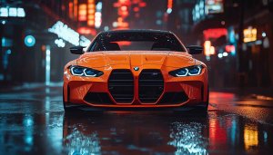 Orange BMW Car Wallpaper, BMW M3 Wallpaper, 4K Car Wallpaper