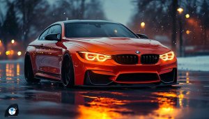 Orange BMW Car Wallpaper 4k: Desktop, Laptop, Mobile Background