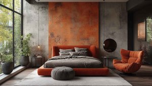 Modern Bedroom Wallpaper, Interior Design Wallpaper, Aesthetic Room Wallpaper
