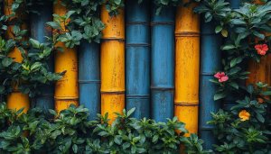 Bamboo Wallpaper: Colorful, Tropical, 4k Resolution for Desktop & Mobile