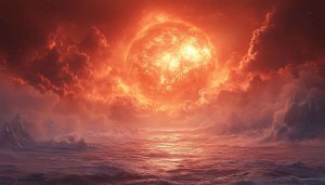Fiery Star Wallpaper - Space & Galaxy Backgrounds